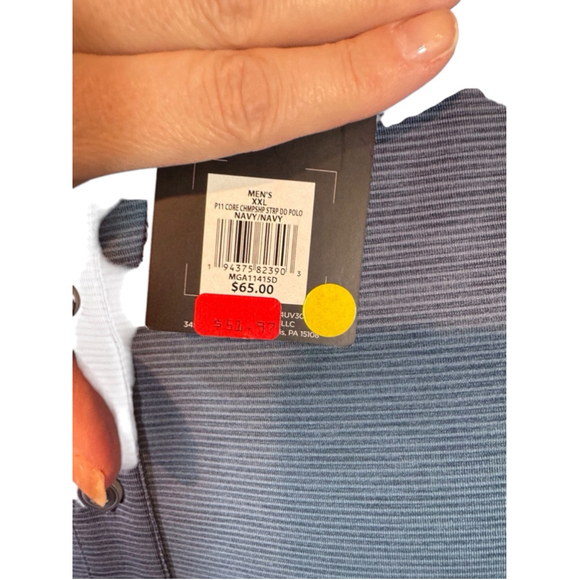 Men's Walter Hagen Polo Shirt XXL Grey - Picture 4 of 4